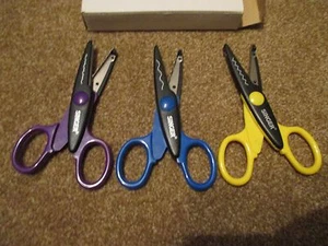 Scrapbooking Papier Schneiden Kanten gemustert Schere (3er Set) - Bild 1 von 6