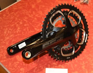 Sehr guter Zustand! FSA Omega Rennrad Kurbelgarnitur 130 BCD 175mm 50/39/30t Triple - Bild 1 von 12