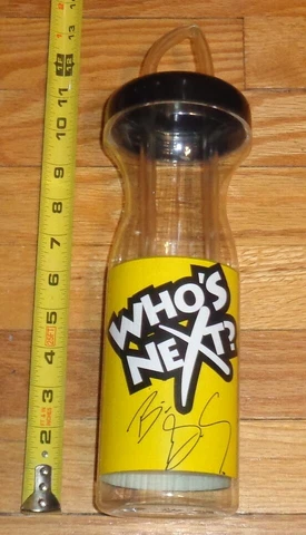 1998 WCW NWO Bill Goldberg Who's Next Water Bottle Wrestling WWF WWE Cover