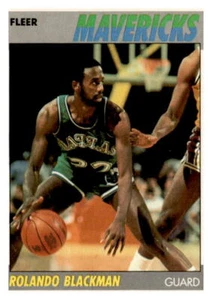 Rolando Blackman 1987 Fleer #12 casi nuevo - Imagen 1 de 2