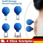 4x Schröpfglas Schröpfgläser Cupping Saugball Schröpfen Vakuum Massage Cups Set