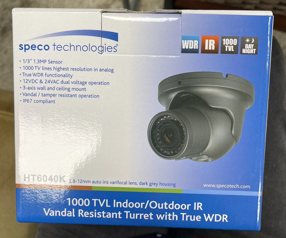 HT6040K Speco Technologies Turret Camera - Image 1 of 1