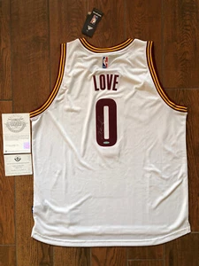 KEVIN LOVE Signed Autographed Authentic Cavs Jersey White Swingman 2XL UDA - Picture 1 of 7