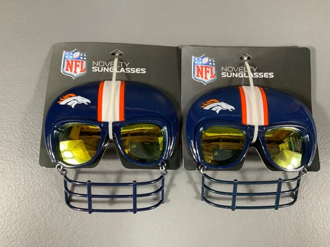 Denver Broncos NFL Football Game Day Novelty Sunglasses Team Logo Sports 2 PACK Cover