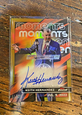New York Mets- Keith Hernandez Topps Finest Moments Autograph Gold Parallel