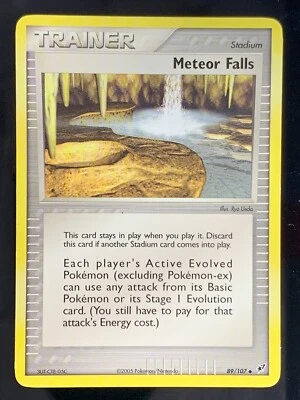 Meteor Falls 89/107  Uncommon EX Deoxys  Pokemon Card Non Holo 2005 - Image 1 of 4