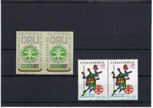 6th PAN AMERICAN  GAMES ATHLETIC  CALI- COLOMBIA 1971  Cinderellas- Stamps  pair - Picture 1 of 1