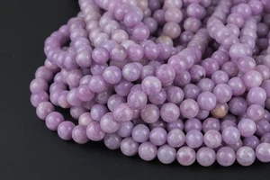 Natural Lepidolite Gemstone 4 MM Round Smooth Beads Strand 15.5" For Jewelry - Picture 1 of 1
