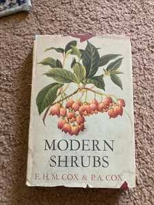 1958 Vintage Gardening Guide MODERN SHRUBS by E.H.M & P.A. Cox Margaret Stones - Picture 1 of 5