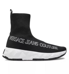 Versace Sock Trainers Atom Logo Damen - Schwarz - Größe: 3 / EU36 (UVP 245£!) - Bild 1 von 7