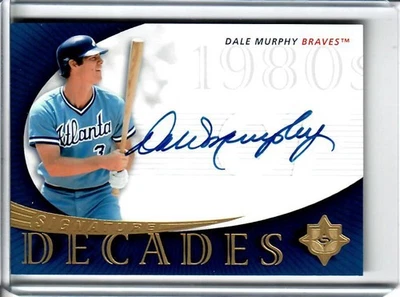 2005 Upper Deck Ultimate Collection Decades Autograph #SD-MU Dale Murphy - Image 1 of 2