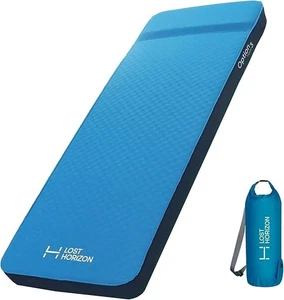 LOSTHORIZON Air & Foam Camping Mattress, Self-Inflating Sleeping3" Thick3179HR3 - Picture 1 of 6