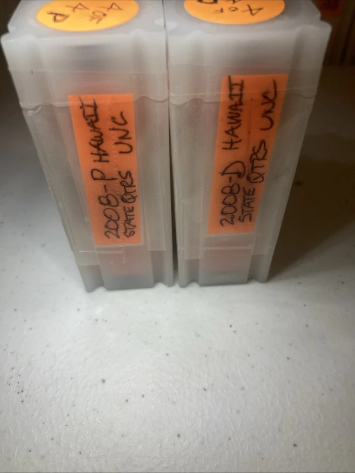 2008 P&D Hawaii State Quarters BU Mint Rolls - Image 1 of 1