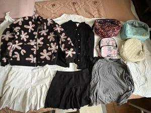 Lot Of Cat & Jack & Art Class Girls Clothes Size 14-18 with extras - Picture 1 of 8