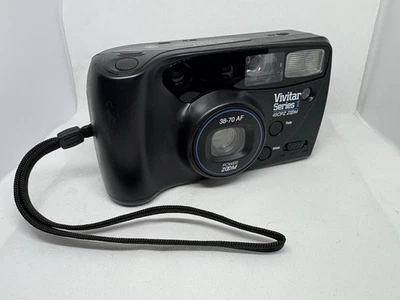 Vivitar Point & Shoot Camera 450PZ Zoom Series 1 AF 38-70mm Tested New BatteryC7 - Image 1 of 4