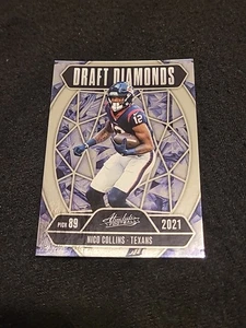 2025 Panini Absolute Nico Collins Draft Diamonds Houston Texans - Bild 1 von 2