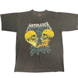 Camisa Metallica Sad But True Pushead 1991 de colección rara doble cara individual - Imagen 1 de 10
