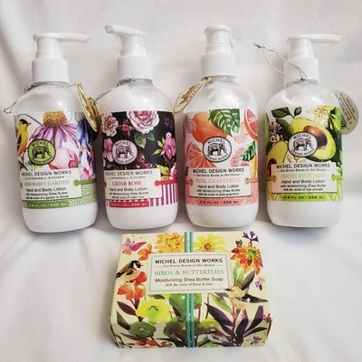 Michel Design Works 手部身体乳液 Deborah's Garden 玫瑰葡萄柚鳄梨  — 第 1/4 张图片