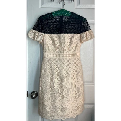 Club Monaco Wollstan Eyelet Lace Sheath Dress sz 2 - Image 1 of 4