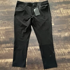 Pantalone sportivo elasticizzato nero chino Public Rec Workday nuovo con etichetta taglia 38 x 30 - Foto 1 di 11