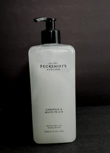 Pecksniff's England GARDENIA & WHITE PEACH Hand Wash Soap Pump 750ml/ 25.36 oz - Picture 1 of 4