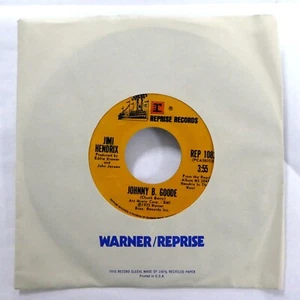 Jimi Hendrix 45 Johnny B Goode / Lover Man 1972 Reprise REP-1082 MINT- #2523 - Picture 1 of 3