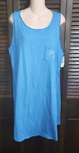 Pigiama comodo blu Jenni Oh Hey Vacay nuovo con etichette camicia da notte taglia 1X - Foto 1 di 5