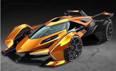 1:12 Lamborghini Race Car24Le Man Custom Built HyperCar18Carousel Concept Model - Image 1 of 4