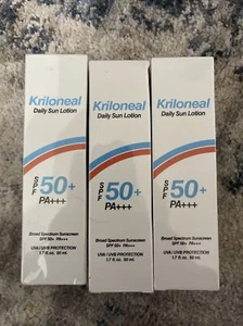 3 Kriloneal klare Gesichts-Sonnencreme LSF 50+ PA+++ Breitspektrum Ablaufdatum 11/2025 versiegelt - Bild 1 von 5