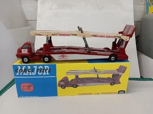 Corgi 1101 Big Bedford Car Transporter Restored Code 3 in free reproduction box - Picture 1 of 13