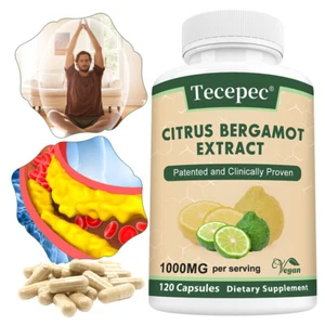 Agrumi Bergamotto Capsule 1000mg - Integratori Biologici di Colesterolo, Fegato - Foto 1 di 15
