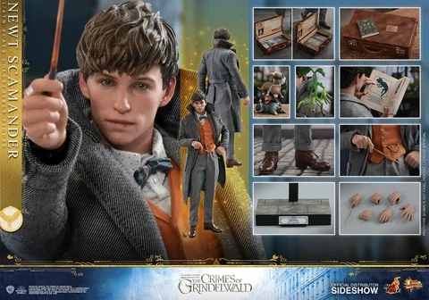 Fantastic Beasts 2 Newt Scamander 1/6 action figure Hot Toys Sideshow MMS512 Cover