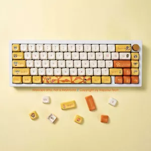 SpongeBob SquarePants Keycaps set PBT Dyesub for Cherry MX Mechanical Keyboards - Picture 1 of 7