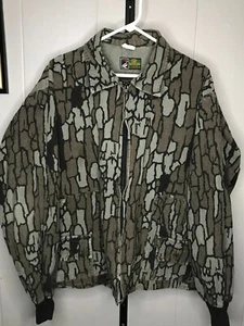 Vintage Realtree Treebark Camo Jacket Mens XL 90s Hunting Outdoor Red Head USA - Picture 1 of 6