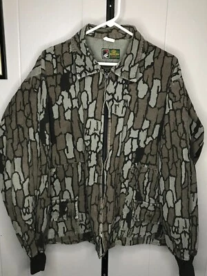 Chaqueta Camuflada Realtree Treebark De Colección Para Hombres XL 90s Caza Exterior Cabeza Roja EE. UU. Foto 1 de 4