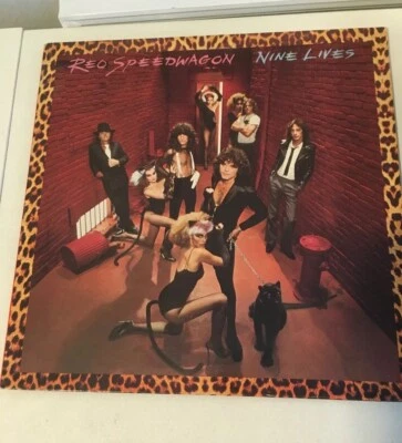 1979 Reo Speedwagon Nine Lives Album Vinyl Vintage Rock Music - Image 1 of 4