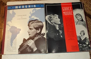 1935 LTD. ED. COLUMBIA WORLD'S MOST DISTINGUISHED CONCERT ARTISTS - PORTRAITS - Foto 1 di 9