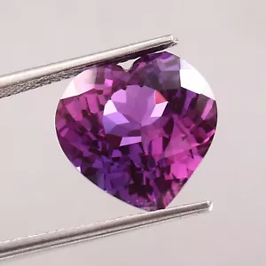 Piedra preciosa suelta de zafiro rosa púrpura impecable natural grado AAA 12x13 mm - Imagen 1 de 4