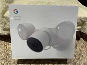 NEW Google 1080p Nest Cam w/ Floodlight Camera & Night Vision (GA02411-US)SEALED - Picture 1 of 6