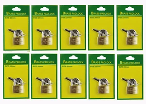 10x 20 mm Schlösser Vorhängeschloss  Bügelschloss Kofferschloss Schloss  Neu - Bild 1 von 1