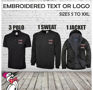 Work Wear Package Embroidered Workwear Personalised Workwear Work-Wear Bundles - Picture 1 of 4