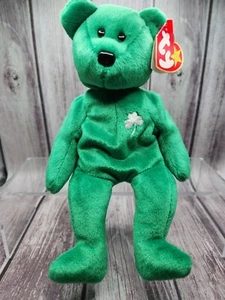 Ty Beanie Baby Erin The Bear 1997 Retired Plush Toy - Picture 1 of 9