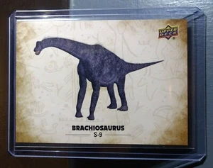 2015 Upper Deck Dinosaurs Brachiosaurus #S-9 Trading Sticker Card - Picture 1 of 4