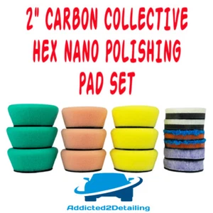 CARBON KOLLEKTIV SECHSKANT NANO MASCHINE POLIERER NUR 2" PAD SET (15 PADS PRO SET) - Bild 1 von 1