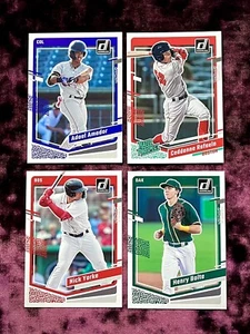 '23 Donruss Prospect RC Lot MINT Amador Yorke Bolte Rafaela Boston Rookie Jersey - Bild 1 von 2