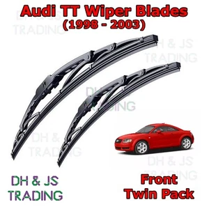 98-03 For Audi TT 8N MK1 Front Wiper Blades Window Windscreen 22" 21" Hook Type - Picture 1 of 1