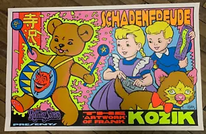 Frank Kozik - 1996 - Rolling Stone Presents "Schadenfreude" Poster S&N AP - Picture 1 of 5