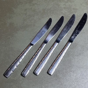 4 Reed & Barton Swagger Stainless Steel Solid Table Knives Flatware Silverware - Picture 1 of 3