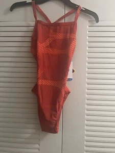Arena Swimsuit Size 28 Red Spider Challenge Back One Piece Women's - Picture 1 of 5