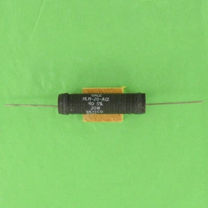 4 ohm 20W 5% Wirewound Axial Lead Power Resistor Ceramic Body Wire Wound WW Dale - Picture 1 of 6